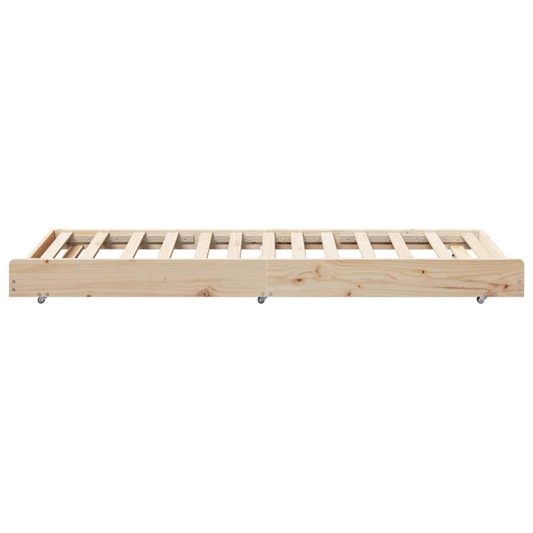 Bettgestell Braun 80x200 cm Kiefer Massivholz