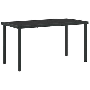 Garten Essgruppe 5-teilig, Weißer Stahl