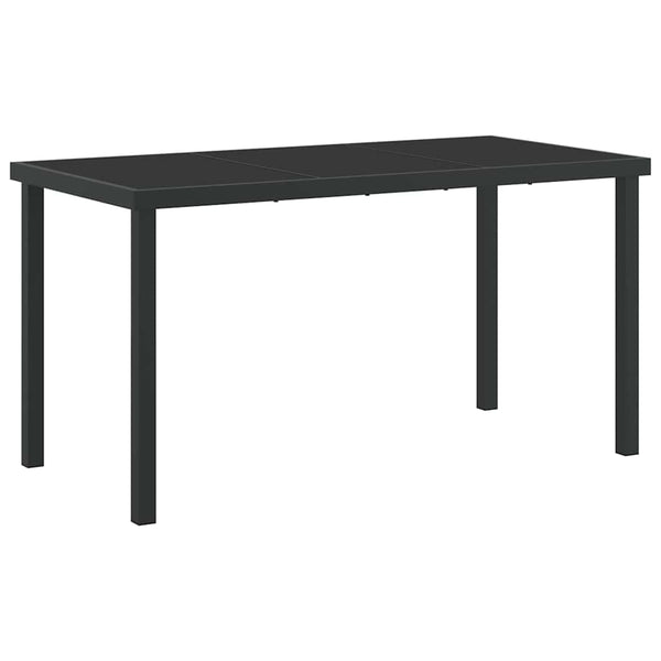 Garten Essgruppe 5-teilig, Weißer Stahl
