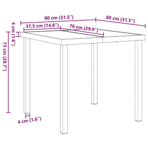 Poly Rattan Garten Essgruppe mit Kissen, 5-teilig