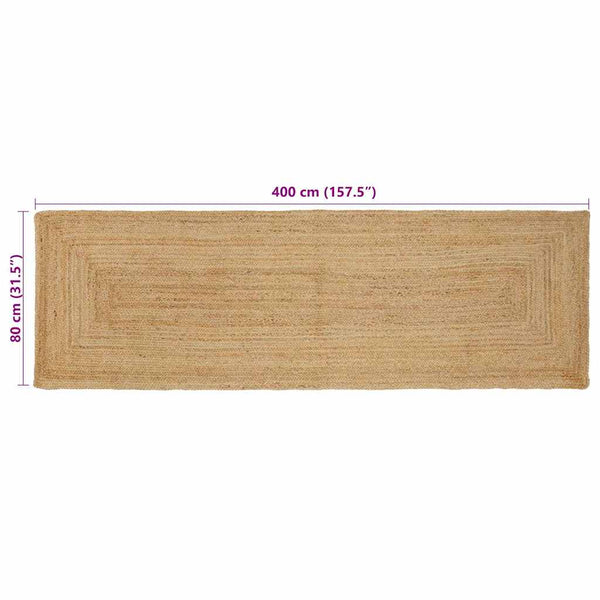 Rechteckiger Teppich 80 x 400 cm