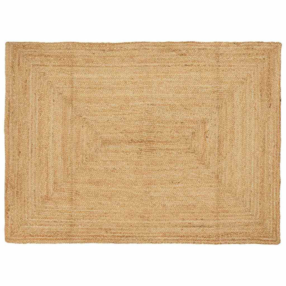 Beiger Jute Teppich 120x170 cm