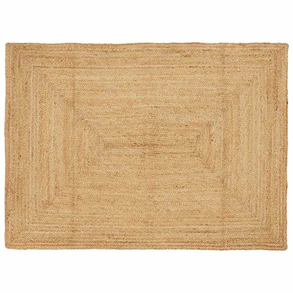 Beiger Jute Teppich 120x170 cm