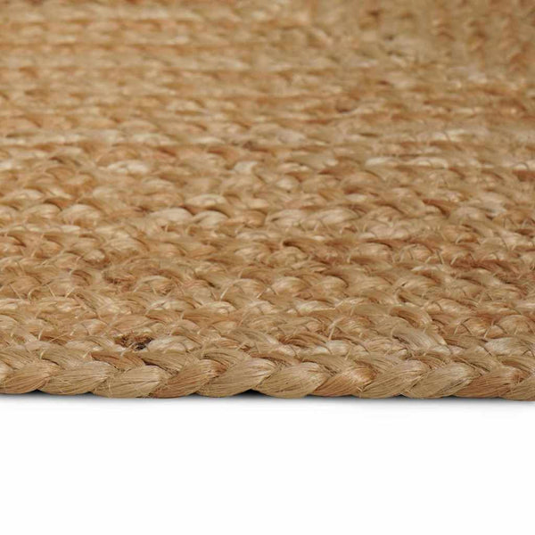 Beiger Jute Teppich 140 x 200 cm