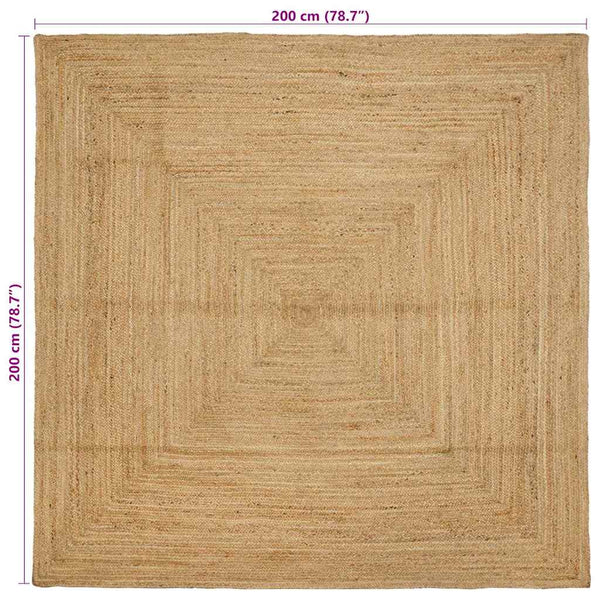 Quadratischer Bereichsteppich 200x200 cm