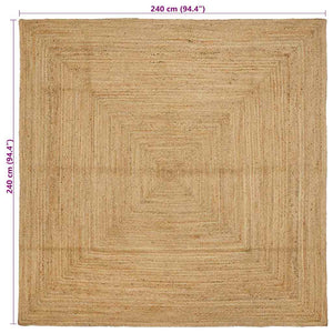 Quadratischer Teppich 240x240 cm