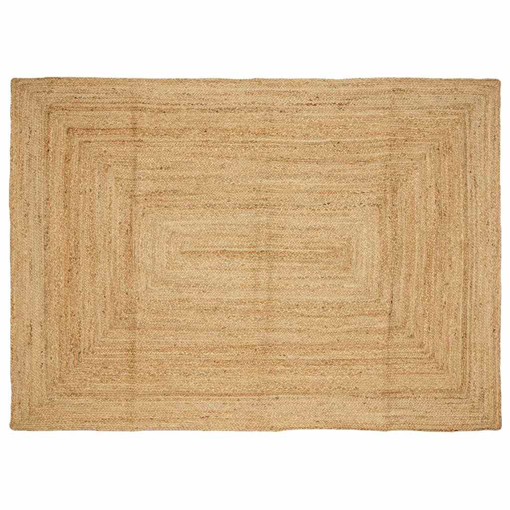Beiger Jute Teppich 240 x 340 cm