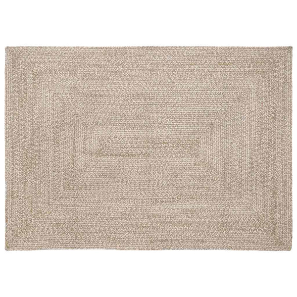 Jute Teppich Natur Weiß 140x200 cm