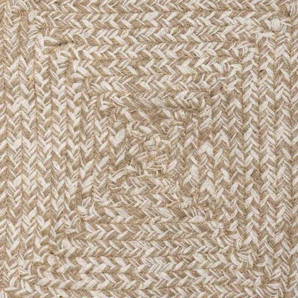 Jute Teppich Natur Weiß 200x290 cm