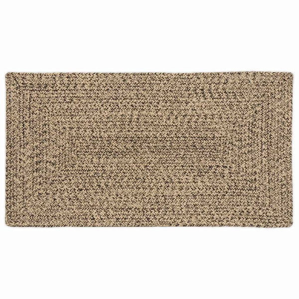 Jute Teppich Natur/Schwarz 60x110 cm