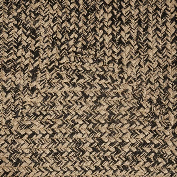 Jute Teppich Läufer Natur Schwarz 60x400 cm
