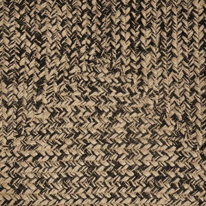 Jute Teppich Natur Schwarz 160x160 cm