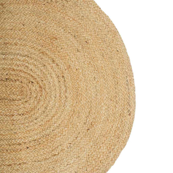 Ovaler Jute Teppich Natur 100x152 cm