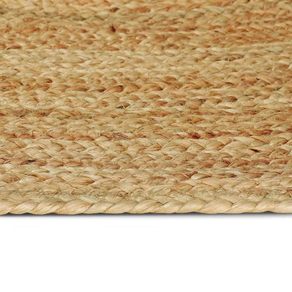 Ovaler Jute Teppich Natur 100x152 cm