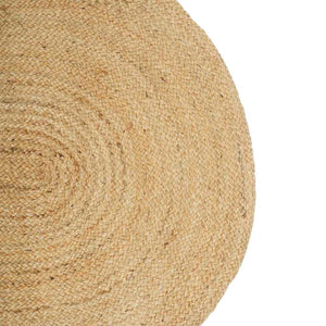 Ovaler Jute Teppich Natur 122x183 cm