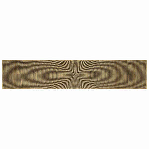 Jute Teppich Natur Schwarz 60x400 cm