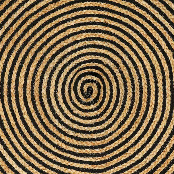 Jute Teppich Natur/Schwarz 80x250cm