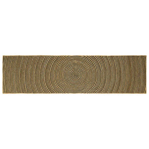 Jute Teppich Natur/Schwarz 80x300 cm