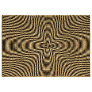 Jute Teppich Natur/Schwarz 200x290 cm