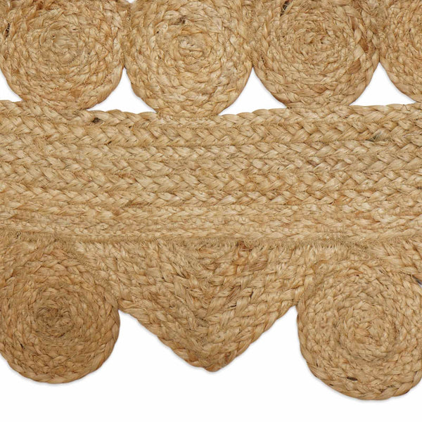 Jute Teppich Braun 100x152 cm