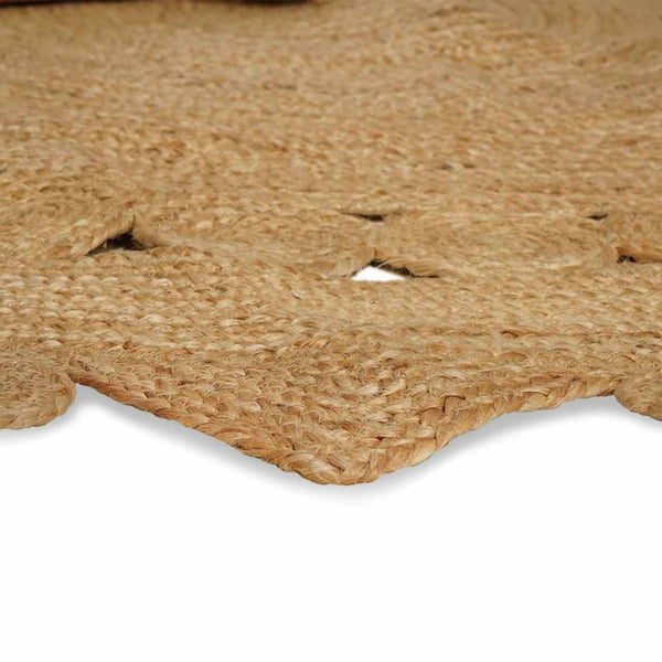 Braun Jute Teppich 205 x 305 cm