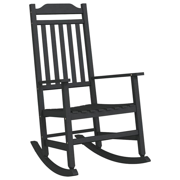 Schwarzer Schaukelstuhl Harz