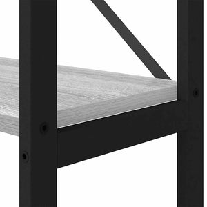 Bücherregal Grau Sonoma 189,5cm hoch