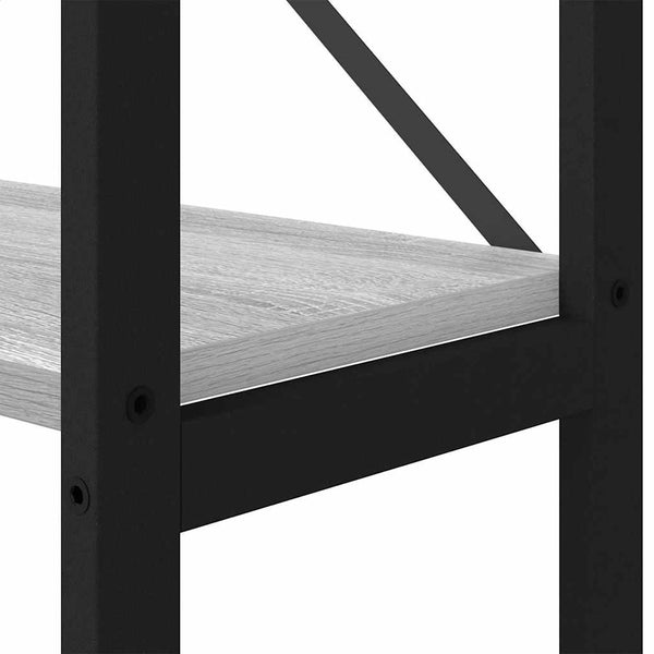 Bücherregal Grau Sonoma 189,5cm hoch