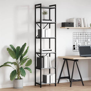Bücherregal Grau Sonoma 189,5cm hoch