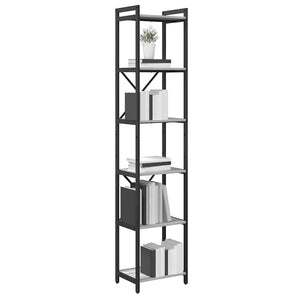 Bücherregal Grau Sonoma 189,5cm hoch