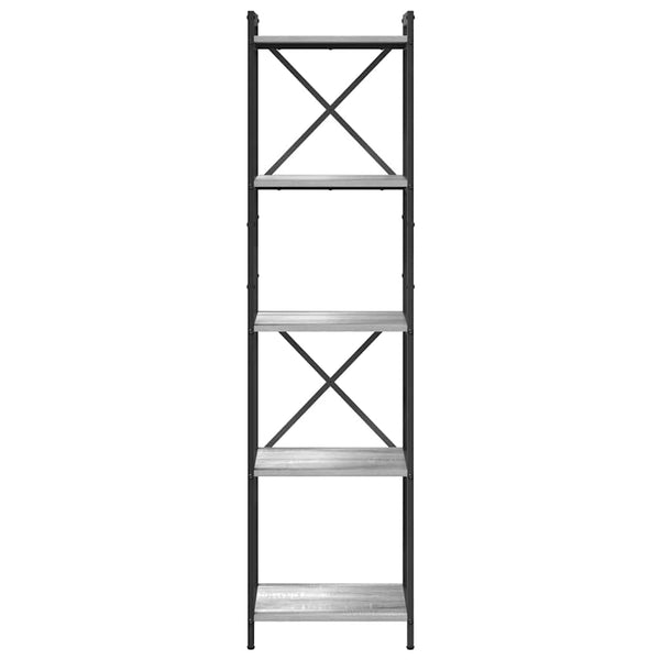 Bücherregal Grau Sonoma 155cm