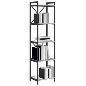 Bücherregal Grau Sonoma 155cm