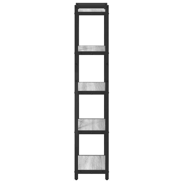 Bücherregal Grau Sonoma 155cm