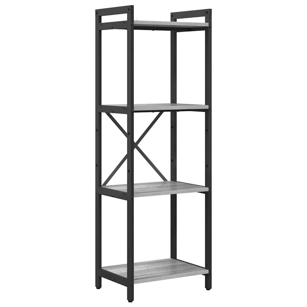 Bücherregal Grau Sonoma 40x30x119cm