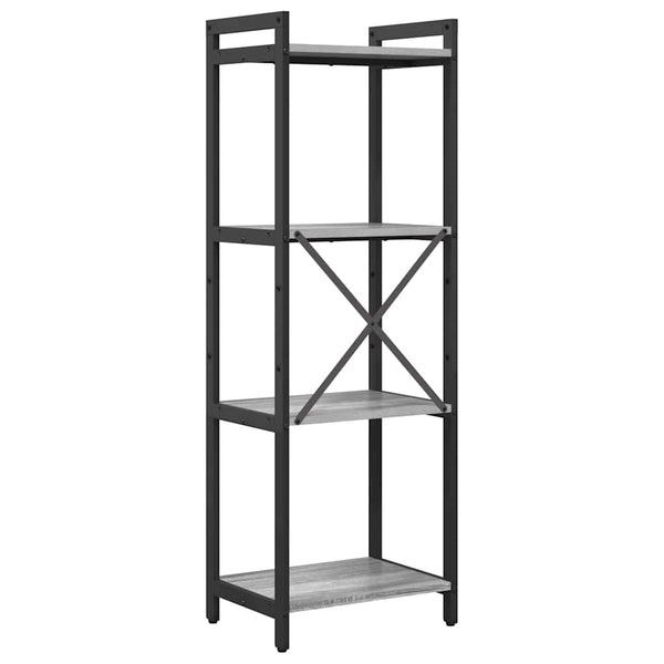 Bücherregal Grau Sonoma 40x30x119cm