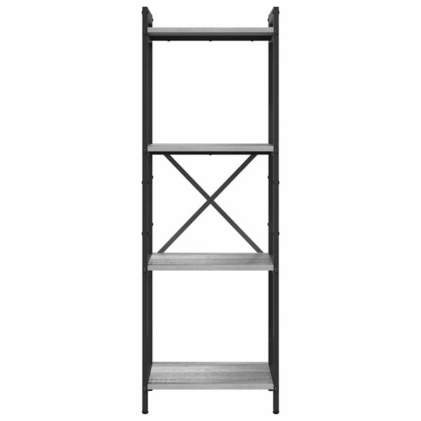 Bücherregal Grau Sonoma 40x30x119cm