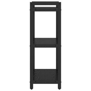 Bücherregal Schwarz Eichen-Optik 85cm