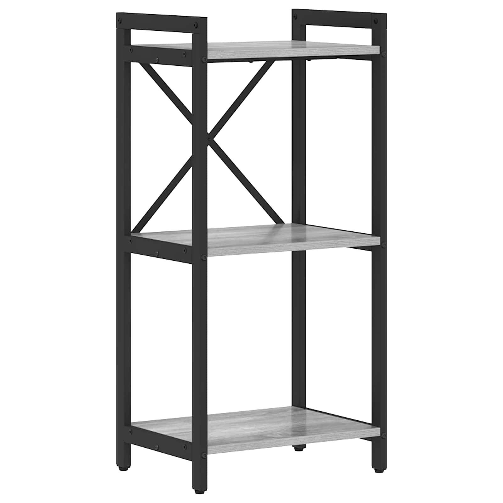 Bücherregal Grau Sonoma 40x30x85 cm