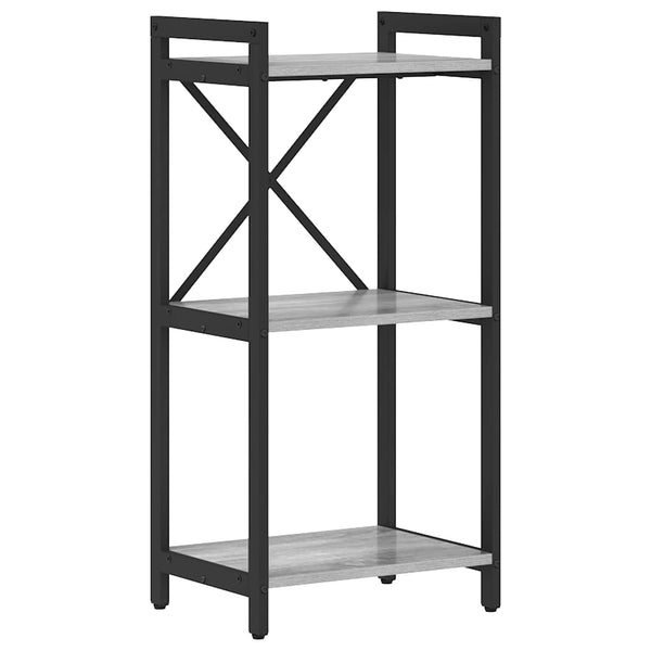 Bücherregal Grau Sonoma 40x30x85 cm