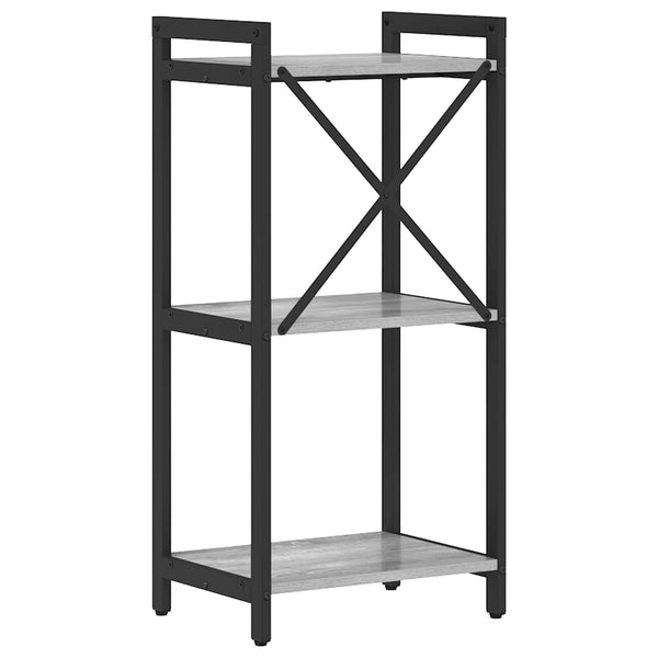 Bücherregal Grau Sonoma 40x30x85 cm