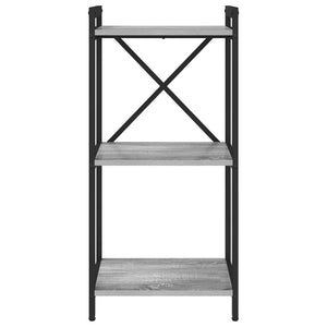 Bücherregal Grau Sonoma 40x30x85 cm
