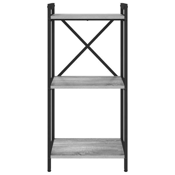 Bücherregal Grau Sonoma 40x30x85 cm