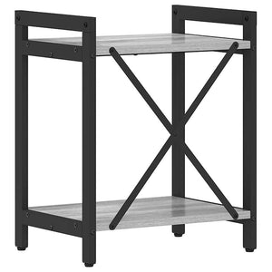 Bücherregal Grau Sonoma 40x30x50cm