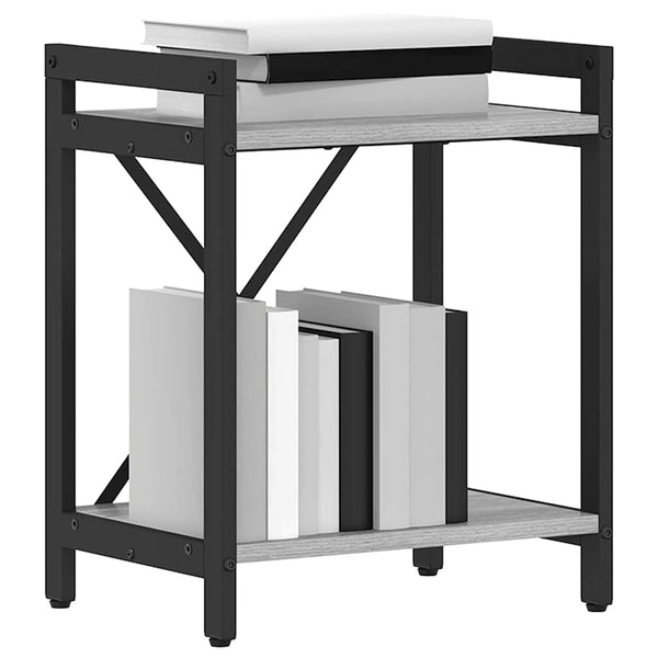 Bücherregal Grau Sonoma 40x30x50cm