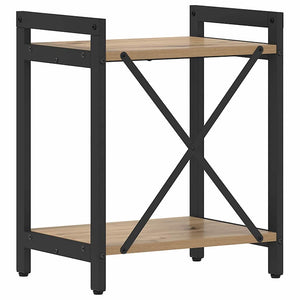 vidaXL Étagère à livres chêne artisan 40 x 30 x 50 cm bois d'ingénierie