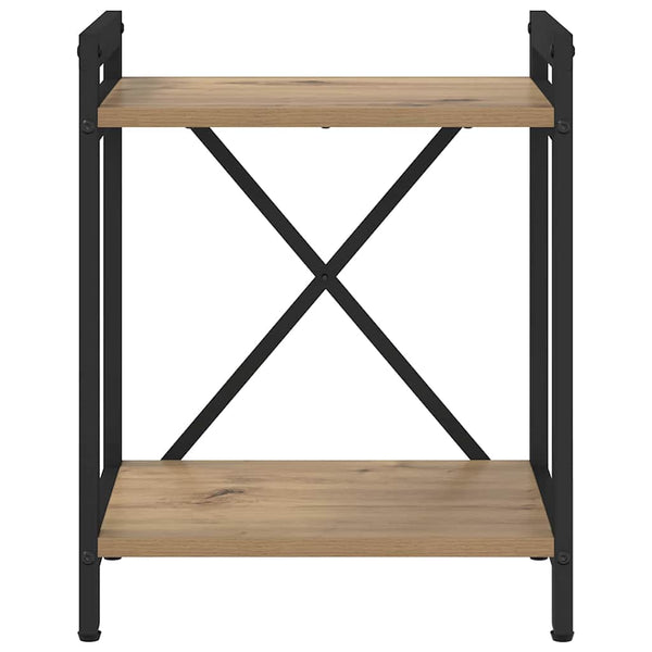 vidaXL Étagère à livres chêne artisan 40 x 30 x 50 cm bois d'ingénierie