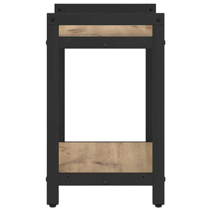 vidaXL Étagère à livres chêne artisan 40 x 30 x 50 cm bois d'ingénierie