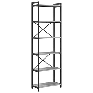 Bücherregal Grau Sonoma 189,5 cm