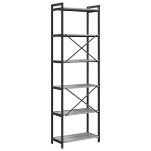 Bücherregal Grau Sonoma 189,5 cm