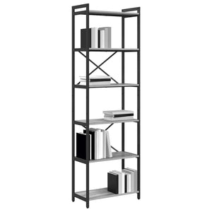 Bücherregal Grau Sonoma 189,5 cm